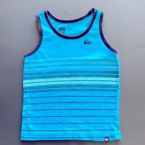 Quiksilver Blue Striped Boys Tank-top Size 2T
